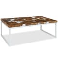 Miniatyrbillede 4 af 11: Sofabord i teaktræ og plastik 110 x 60 x 40 cm - Sofabord - Sofaborde - Home & Living