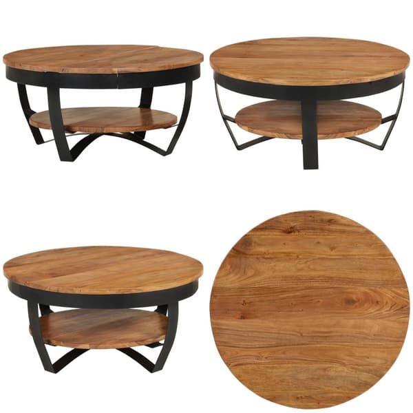 Soffbord 65x65x32 cm massivt akaciaträ - Soffbord - Sidobord - Home & Living
