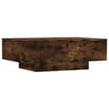 Miniatyrbillede 3 af 11: Sofabord 90x60x31 cm konstrueret træ røget egetræsfarve - Sofabord - Sofaborde - Home & Living