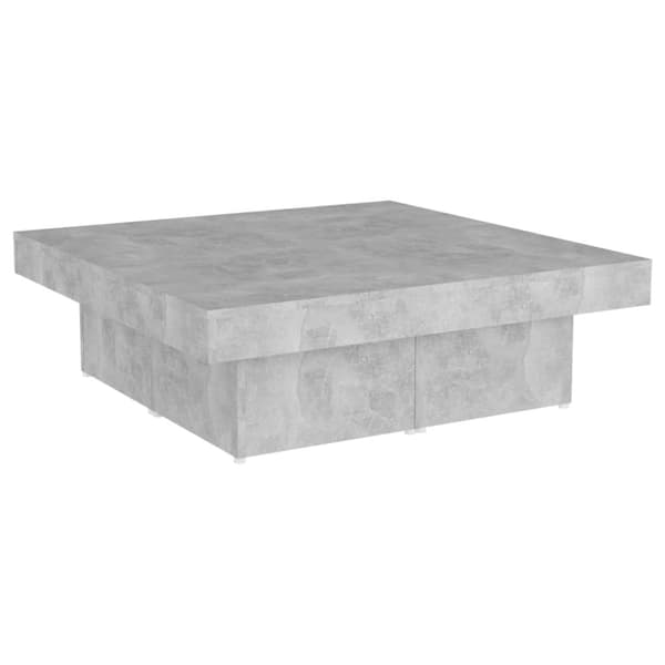Sofabord 90x90x28 cm spånplade betongrå - Sofabord - Sofaborde - Home & Living