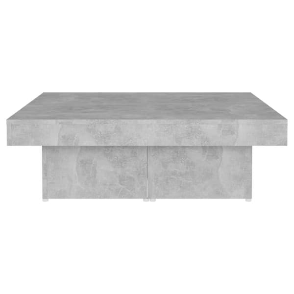 Sofabord 90x90x28 cm spånplade betongrå - Sofabord - Sofaborde - Home & Living