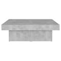 Miniatyrbillede 6 af 8: Sofabord 90x90x28 cm spånplade betongrå - Sofabord - Sofaborde - Home & Living