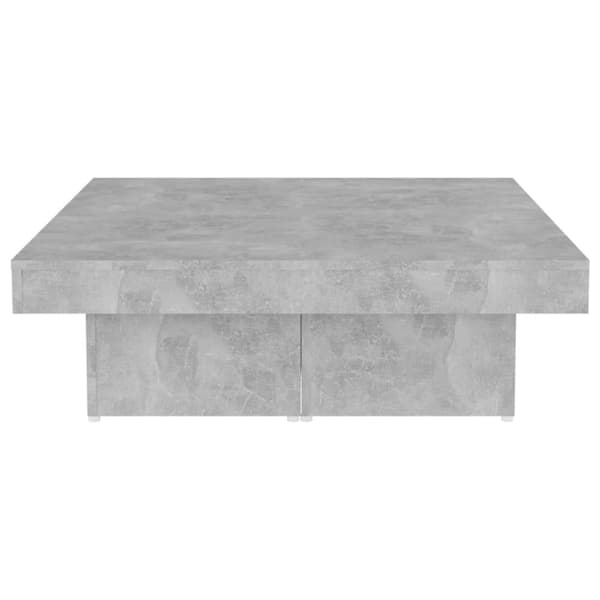 Sofabord 90x90x28 cm spånplade betongrå - Sofabord - Sofaborde - Home & Living