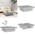 Miniatyrbillede 1 af 8: Sofabord 90x90x28 cm spånplade betongrå - Sofabord - Sofaborde - Home & Living