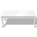 Miniatyrbillede 4 af 6: Sofabord 115 x 65 x 42 cm højglans hvid - Højglanssofabord - Højglanssofaborde - Home & Living