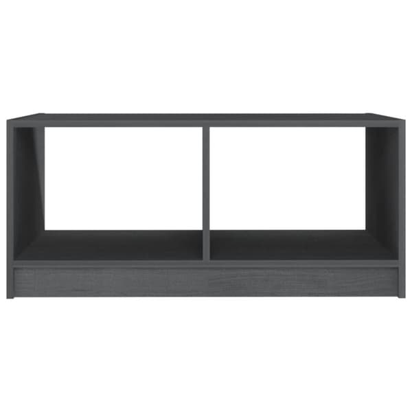 Soffbord grå 75x50x33,5 cm massiv furu - Soffbord - Soff Bord - Home & Living