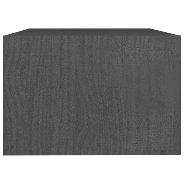 Soffbord grå 75x50x33,5 cm massiv furu - Soffbord - Soff Bord - Home & Living