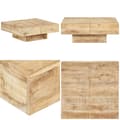 Miniatyrbillede 1 af 11: Sofabord 80x80x28 cm massivt mangotræ - Sofabord - Sofaborde - Home & Living