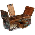 Miniatyrbillede 8 af 10: Sofabord 80x40x35 cm massivt genbrugstræ - Sofabord - Sofaborde - Home & Living
