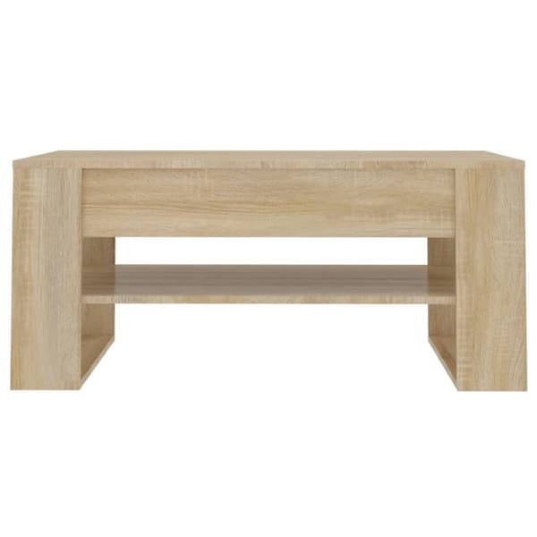 Sofabord 102x55x45 cm konstrueret træ sonoma-eg - Sofabord - Sofaborde - Home & Living