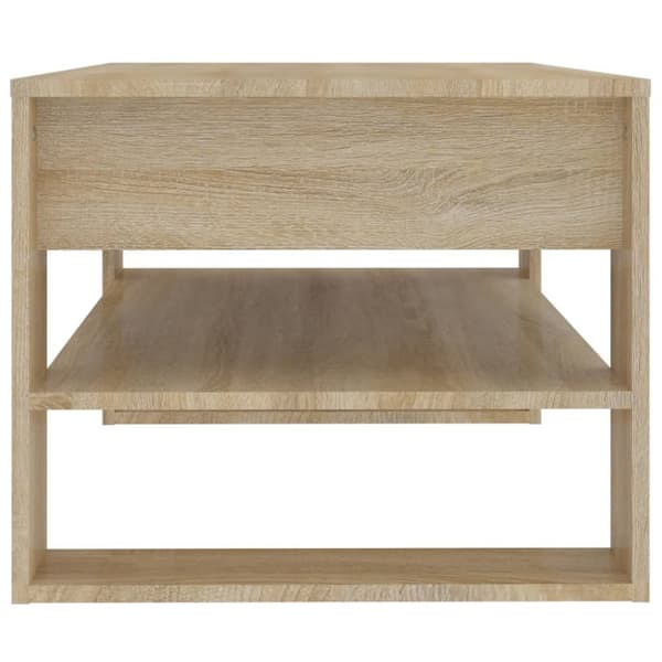 Sofabord 102x55x45 cm konstrueret træ sonoma-eg - Sofabord - Sofaborde - Home & Living