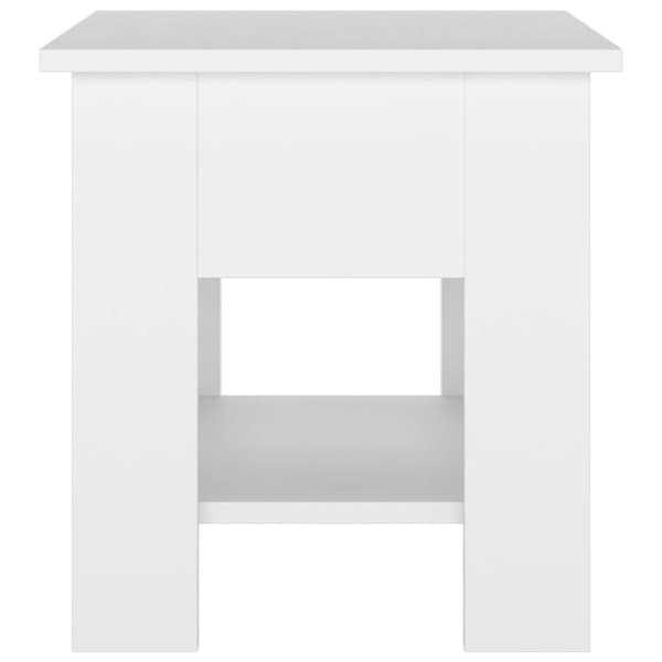 Sofabord 40x40x42 cm konstrueret træ hvid - Sofabord - Sofaborde - Home & Living