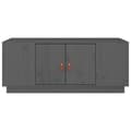 Miniatyrbillede 7 af 11: Sofabord 100x50x41 cm massivt fyrretræ grå - Sofabord - Sofaborde - Home & Living