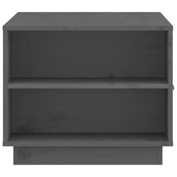 Sofabord 100x50x41 cm massivt fyrretræ grå - Sofabord - Sofaborde - Home & Living