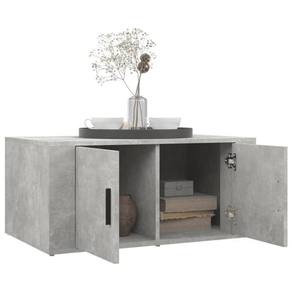 Sofabord 80x50x36 cm konstrueret træ betongrå - Sofabord - Sofaborde - Home & Living