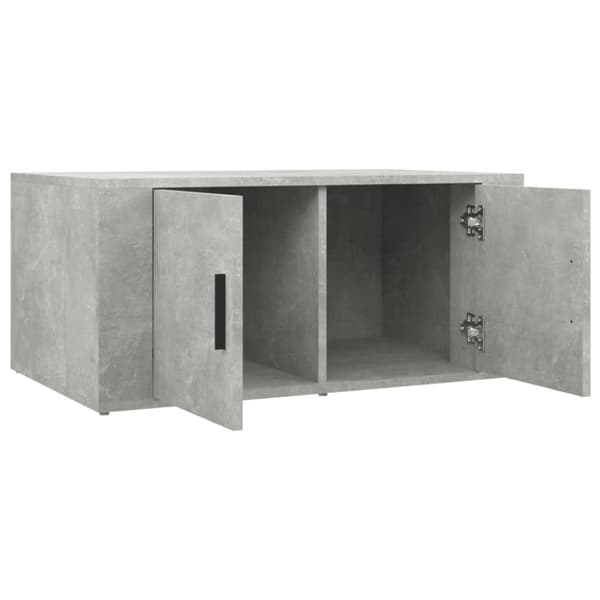 Sofabord 80x50x36 cm konstrueret træ betongrå - Sofabord - Sofaborde - Home & Living