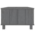 Miniatyrbillede 7 af 10: Sofabord HAMAR 100x55x35 cm massivt fyrretræ mørkegrå - Sofabord - Sofaborde - Home & Living