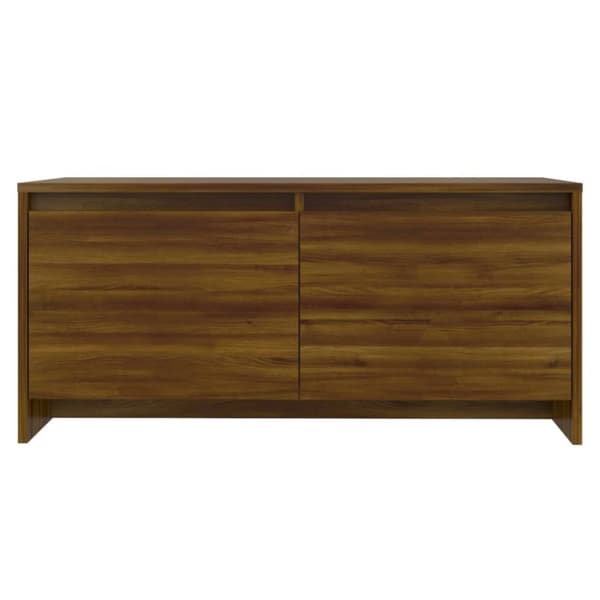 Soffbord brun ek 90x50x41,5 cm konstruerat trä - Soffbord - Sidobord - Home & Living