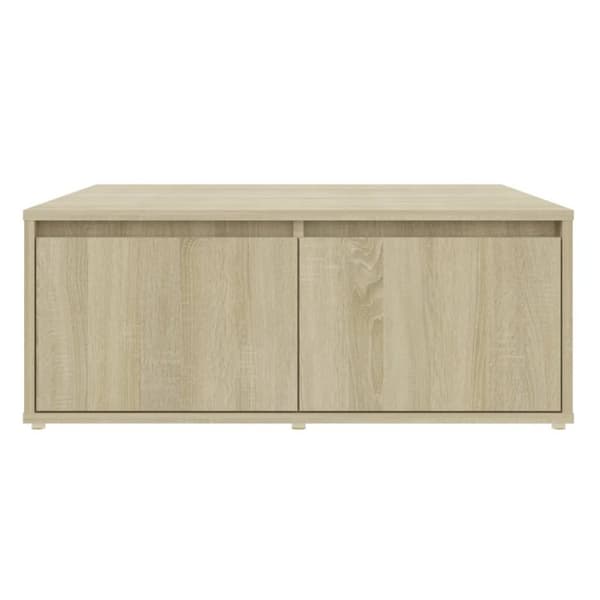 Sohvapöytä Sonoma-tammi 80x80x31 cm tekninen puu - Sohvapöytä - Sohvapöydät - Home & Living