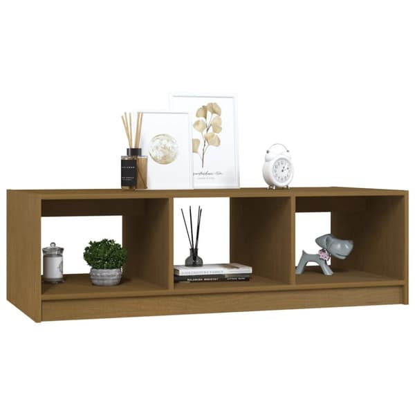Soffbord honungbrun 110x50x34 cm massiv furu - Soffbord - Soff Bord - Home & Living