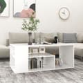 Miniatyrbillede 2 af 7: Sofabord 100x50x40 cm spånplade hvid - Sofabord - Sofaborde - Home & Living
