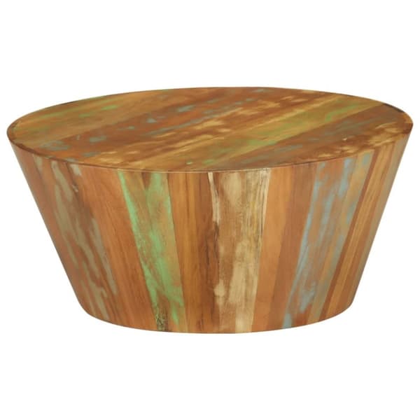 Soffbord Ø65x31 cm massivt återvunnet trä - Soffbord - Vardagsrumsbord - Home & Living