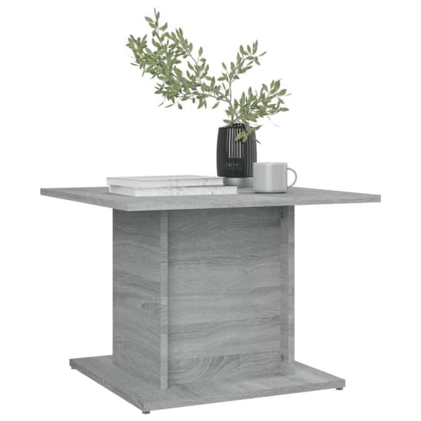 Sofabord 55,5x55,5x40 cm spånplade grå sonoma-eg - Sofabord - Sofaborde - Home & Living