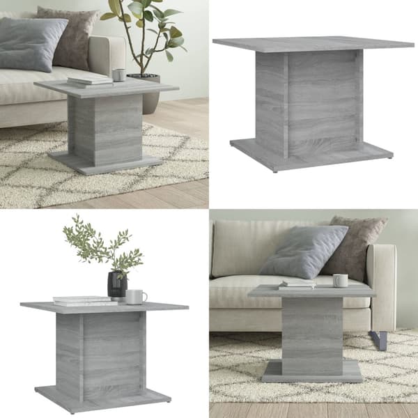 Sofabord 55,5x55,5x40 cm spånplade grå sonoma-eg - Sofabord - Sofaborde - Home & Living