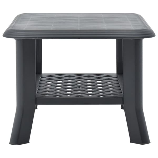 Sohvapöytä antrasiitti 90x60x46 cm muovi - Sohvapöytä - Sohvapöydät - Home & Living