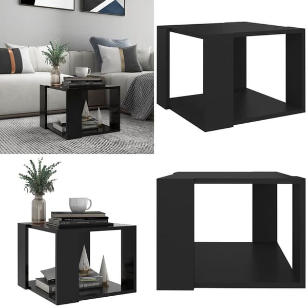 Sofabord 40x40x30 cm konstrueret træ sort - Sofabord - Sofaborde - Home & Living