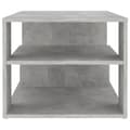 Miniatyrbillede 6 af 7: Sofabord 100x50x40 cm spånplade betongrå - Sofabord - Sofaborde - Home & Living