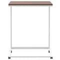 Miniatyrbillede 4 af 7: Sidebord med hjul 55x35x70 cm konstrueret træ hvid - Sidebord - Sideborde - Home & Living