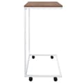 Miniatyrbillede 5 af 7: Sidebord med hjul 55x35x70 cm konstrueret træ hvid - Sidebord - Sideborde - Home & Living
