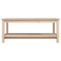 Miniatyrbillede 6 af 9: Sofabord 110x55x45 cm massivt fyrretræ - Sofabord - Sofaborde - Home & Living
