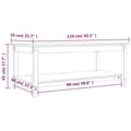Miniatyrbillede 9 af 9: Sofabord 110x55x45 cm massivt fyrretræ - Sofabord - Sofaborde - Home & Living