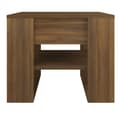 Miniatyrbillede 4 af 8: Sofabord 55,5x55x45 cm konstrueret træ brun egetræsfarve - Sofabord - Sofaborde - Home & Living