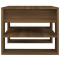 Miniatyrbillede 5 af 8: Sofabord 55,5x55x45 cm konstrueret træ brun egetræsfarve - Sofabord - Sofaborde - Home & Living