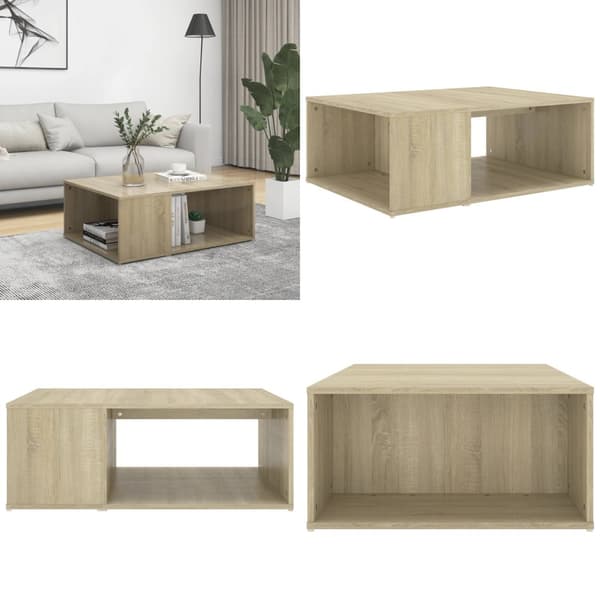 Sofabord 90x67x33 cm konstrueret træ sonoma-eg - Sofabord - Sofaborde - Home & Living