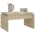 Miniatyrbillede 5 af 8: Sofabord 68x50x38 cm spånplade sonoma-eg - Sofabord - Sofaborde - Home & Living