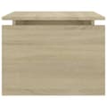 Miniatyrbillede 7 af 8: Sofabord 68x50x38 cm spånplade sonoma-eg - Sofabord - Sofaborde - Home & Living