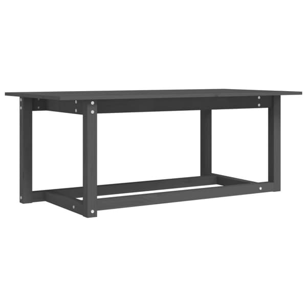 Sohvapöytä harmaa 110x55x45 cm täysi mänty - Sohvapöytä - Sohvapöydät - Home & Living
