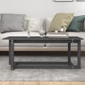 Pikkukuva 6 / 9: Sohvapöytä harmaa 110x55x45 cm täysi mänty - Sohvapöytä - Sohvapöydät - Home & Living