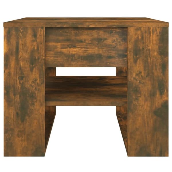 Sofabord 55,5x55x45 cm konstrueret træ røget egetræsfarve - Sofabord - Sofaborde - Home & Living