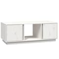 Miniatyrbild 3 av 10: Soffbord vit 110x50x40 cm massiv furu - Soffbord - Soff Bord - Home & Living