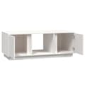 Miniatyrbild 7 av 10: Soffbord vit 110x50x40 cm massiv furu - Soffbord - Soff Bord - Home & Living