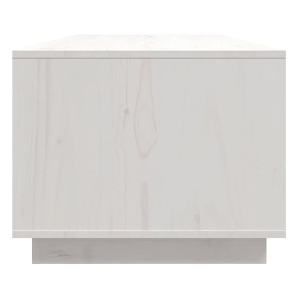 Soffbord vit 110x50x40 cm massiv furu - Soffbord - Soff Bord - Home & Living
