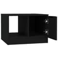 Miniatyrbillede 7 af 9: Sofabord 50x50x36 cm konstrueret træ sort - Sofabord - Sofaborde - Home & Living