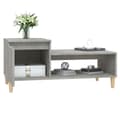 Miniatyrbillede 5 af 11: Sofabord 100x50x45 cm konstrueret træ betongrå - Sofabord - Sofaborde - Home & Living