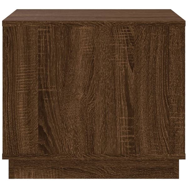 Sofabord 51x50x44 cm konstrueret træ brun egetræsfarve - Sofabord - Sofaborde - Home & Living