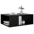 Miniatyrbillede 6 af 7: Sofabord 90x67x33 cm konstrueret træ sort - Sofabord - Sofaborde - Home & Living
